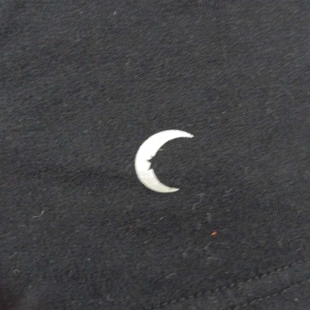 Retired Zyia quilted black hoodie XL - Picture 8 of 9